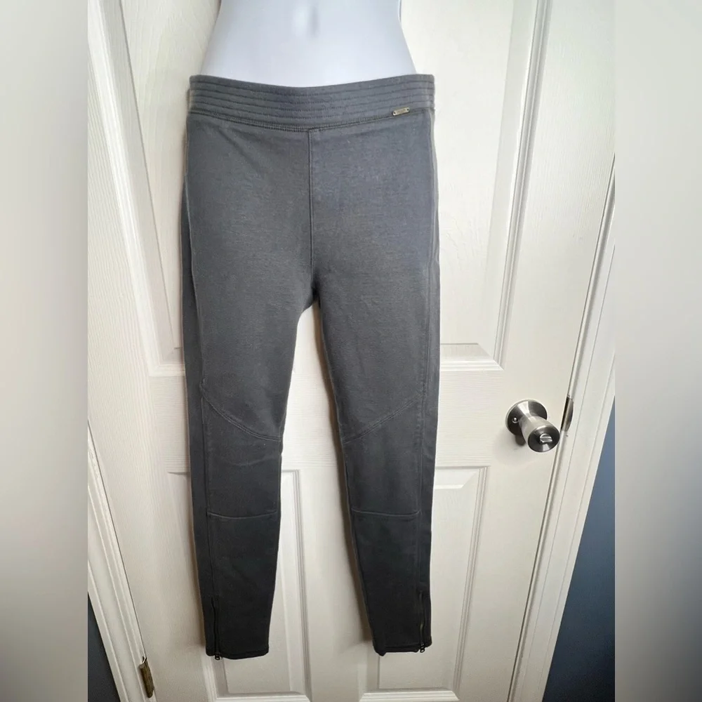 Abercrombie & Fitch A&F Women’s Small Ankle Zip Skinny Legging Pants Gray Blue S